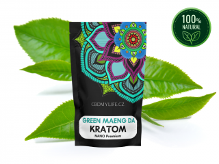 Kratom Green Maeng Da - NANO Premium Hmotnost: 1000g