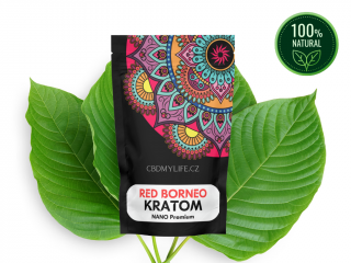 Kratom Red BORNEO NANO Premium Hmotnost: 1000g