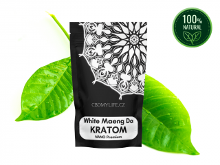 Kratom White Maeng Da - NANO Premium Hmotnost: 1000g