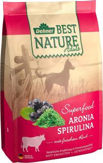 Dehner Best Nature suché krmivo pro dospělé psy, drůbež a jehněčí maso s chia a aronií, 12 kg - Hovězí maso s aronií a spirulinou 4406682