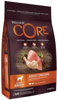 Wellness CORE Adult Original, granule pro psy, krůtí a kuřecí maso, 10 kg - 10 kg 10753