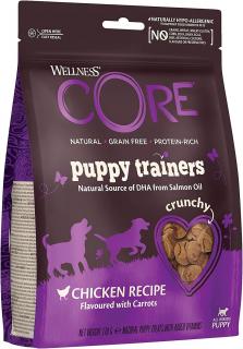 Wellness CORE Puppy Trainers, pamlsky pro štěňata, bez obilovin, bohaté na maso, ideální pro trénink, 1 x 170 g 10532