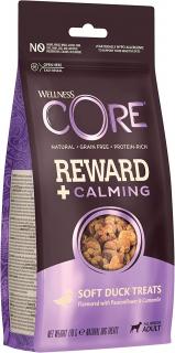 Wellness CORE Reward+ losos, pamlsky pro psy, podporuje zdravou kůži a lesklou srst, jemné, bez obilovin, 170 g - WELLNESS CORE REWARD+ KACHNA A HEŘMÁNEK 10533