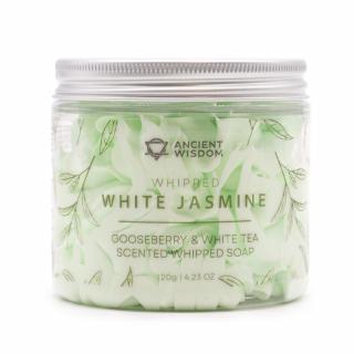 Šlehané Mýdlo - Angrešt a Bílý Čaj 120g (White Jasmine)