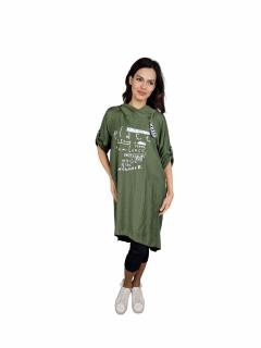 Mikinové šaty Ace Barva: Khaki, Velikost: UNI