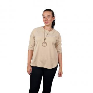 Top Raelynn Barva: Béžová, Velikost: UNI