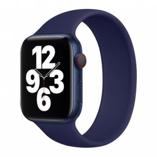 COTEetCI Liquid Silicone Band 160 mm For Apple Watch 42/44/45 mm Midnight Blue (WH5301-MB)