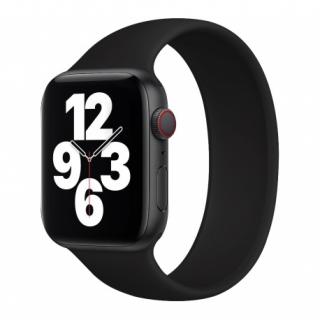 COTEetCI Liquid Silicone Band 160 mm For Apple Watch 42 / 44 mm Black