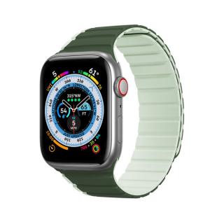 Dux Ducis magnetický řemínek (LD verze) Apple Watch 4/5/6/7/SE/8/Ultra 44/45/49 mm zelený