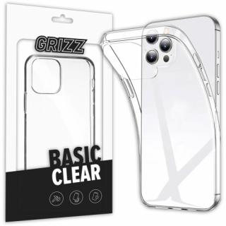 GrizzGlass silikonový obal pro iPhone X / XS transparentní (průhledný) GRZ6277