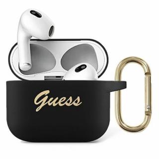 Guess Apple AirPods Pro cover Silicone Vintage Script GUAPSSSK