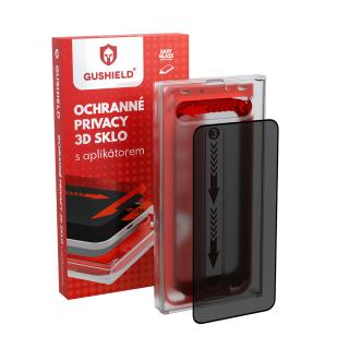 Gushield Ochranné privacy 3D sklo s aplikátorem iPhone 12 / 12 Pro GUGP006 (zatmavující)