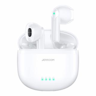 Joyroom Bezdrátová sluchátka TWS ENC vodotěsná IPX4 Bluetooth 5.3 bílá (JR-TL11)