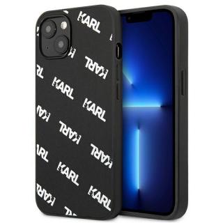 Karl Lagerfeld Allover - Kryt na iPhone 13 Mini (černý)