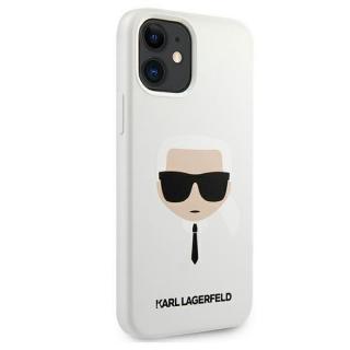 KARL LAGERFELD POUZDRO CASE POUZDRO PRO IPHONE 12 MINI BÍLÁ MAGSAFE