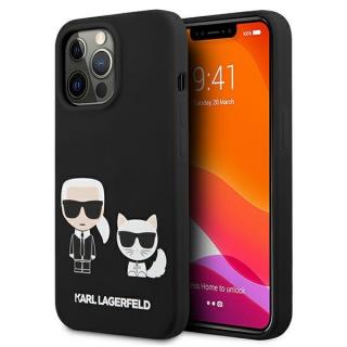 Kryt Karl Lagerfeld KLHCP13LSSKCK iPhone 13 Pro / 13 6,1  hardcase black Silicone Karl & Choupette (KLHCP13LSSKCK)