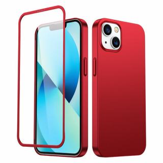 oyroom 360 Full Case + tvrzené sklo Apple iPhone 13 (JR-BP927 červený)