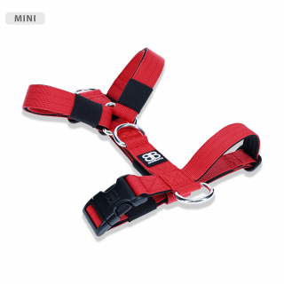 Postroj pro psy BullyBillows TRI-Harness® v2.0 Anti-Pull (Velikost B) Červená