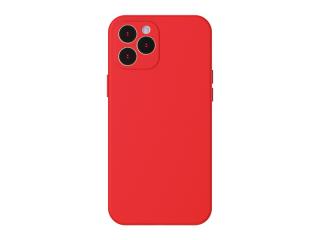 Pouzdro Baseus Liquid Silica Gel Protective Case Apple iPhone 12 Pro Max 6.7 Bright Red