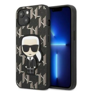 Pouzdro Karl Lagerfeld Monogram Ikonik iPhone 13 černé