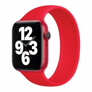 ŘEMÍNEK COTEETCI LIQUID SILICONE BAND 160MM PRO APPLE WATCH 42/44 MM, ČERVENÁ WH5301-RD