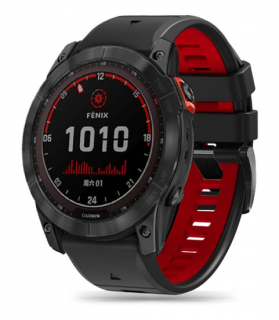 Řemínek TECH-PROTECT ICONBAND PRO GARMIN FENIX 3 / 5X / 3HR / 5X PLUS / 6X / 6X PRO / 7X BLACK/RED (9319456605082)