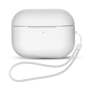 Silikonové pouzdro pro AirPods 3 se šňůrkou na zápěstí, bílé