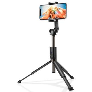 Spigen Bezdrátová selfie tyč s trojnožkou (tripod) černá S540W