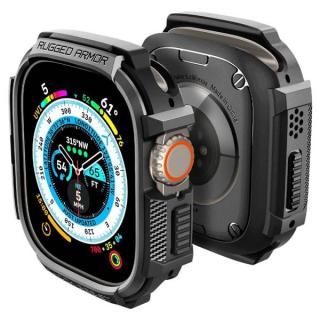 Spigen Rugged Armor Black Apple Watch Ultra 49mm ACS05456