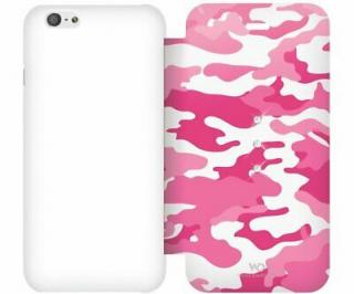 White Diamonds Crystal Booklet Girl camouflage pro iPhone 6/6S