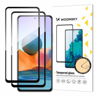 Wozinsky Full Glue 2x tvrzené sklo Xiaomi RedMi NOTE 10 PRO černé 9145576216682