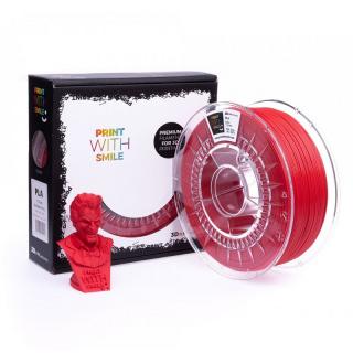 PRINT WITH SMILE PLA - 1,75 mm - RUBIN RED - 1000 g