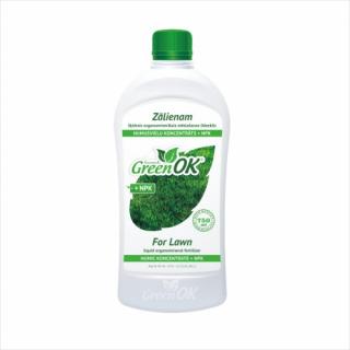 GreenOK  PRO TRÁVNÍK  kapalné organominerální hnojivo. Koncentrát huminových látek + NPK, 750ml