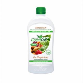 GreenOK.  Pro Zeleninu - kapalné organominerální hnojivo. Koncentrát huminových látek + NPK, 750ml