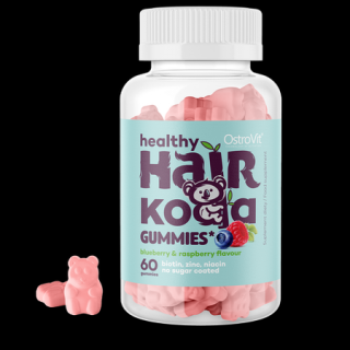 OstroVit Healthy Hair Koala Gummies 60 ks borůvka malina