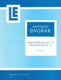 Dva valčíky op. 54 (č. 1 A dur, č. 4 Des dur)