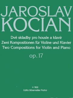 Dvě skladby pro housle a klavír op. 17