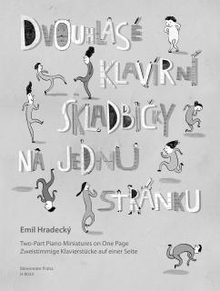 Dvouhlasé klavírní skladbičky na jednu stránku (e-noty)