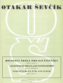 Houslová škola pro začátečníky op. 6, sešit 4