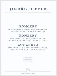 Koncert pro flétnu a smyčcový orchestr, klavír, harfu a bicí