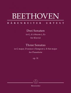 Three Sonatas for Pianoforte G major, D minor, E-flat major op. 31