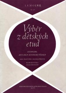 Výběr dětských etud pro harmoniku op. 37