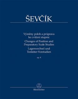 Výměny poloh a průprava ke cvičení stupnic op. 8