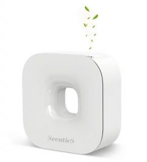 Aroma difuzér GLOW White Scentics - 50-90 m² (Luxusní Aroma difuzér na BATERIE s ovládáním přes BLUETOOTH aplikaci)