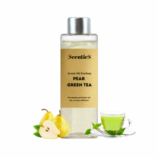 Aroma Olej PEAR GREEN TEA Scentics (HRUŠKA A ZELENÝ ČAJ  Osvěžující a lehká celoroční vůně)