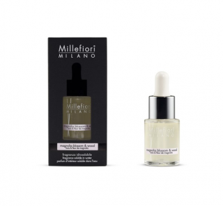 Millefiori Milano MAGNOLIA BLOSSOM  WOOD aroma olej 15 ml - KVĚTINOVÁ (Květy magnólie a dřevo)