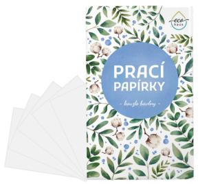 Prací papírky KOUZLO BAVLNY 5 praní (Prací papírky KOUZLO BAVLNY balení/5 ks pracích papírků - 5 praní)