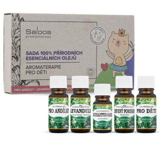 Sada Aromaterapie PRO DĚTI SALOOS (Sada Esenciálních olejů Aromaterapie Pro Děti)