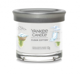 Vonná svíčka CLEAN COTTON Yankee Candle Signature Tumbler (Vonná svíčka CLEAN COTTON Yankee Candle Signature Tumbler 122 g)