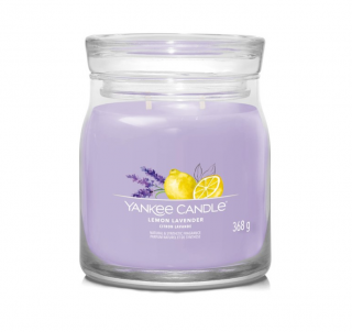 Vonná svíčka LEMON LAVENDER Yankee Candle Signature střední - 368 g (Vonná svíčka LEMON LAVENDER Yankee Candle Signature střední - 368 g)